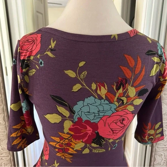 Floral Print Dress with Pockets - Picture 4 of 6